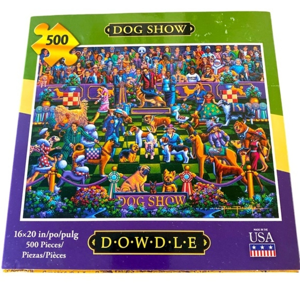 Dowdle Dog Show Puzzle - 500 Pieces NWOT